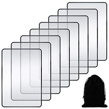 Imagem de Enhon Lupa de 3 páginas de 18 x 12 cm (Lupa Fresnel para idosos e pessoas com baixa visão lendo pequenos padrões, mapas e livros (8 peças)