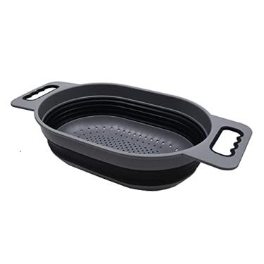 Imagem de SAMMART Escorredor oval sobre a pia de 5 litros (1, cinza escuro/preto)