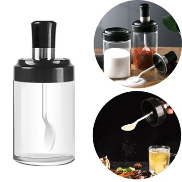 Imagem de Pote de Vidro para Meleira e Condimentos com Colher - 200 ml
