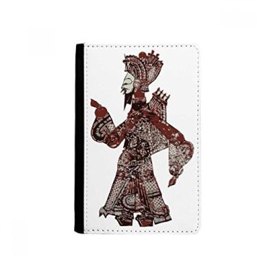 Imagem de Carteira tradicional Shadow Play Man Walk Passport Holder Notecase Burse, Multicolor
