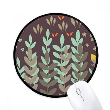 Imagem de Mouse pad de tinta verde e marrom para computador