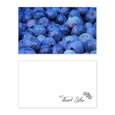 Imagem de Foto de frutas tropicais de mirtilo fresco cartão de agradecimento papel de aniversário saudação apreciação de casamento