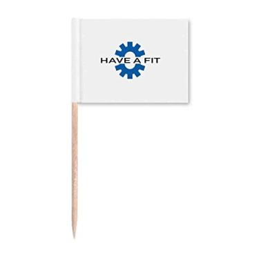 Imagem de Emotional Tenttentts Dress Negatively Toothpick Flags Marker Topper Decoração de Festa