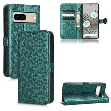 Imagem de Capas de telefone de luxo Wave Point Google Pixel 7 7 Pro capa de couro slots para cartão de visita carteira clipe à prova de choque capa de telefone Google Pixel 7 7 Pro capas (verde, Google Pixel 7)