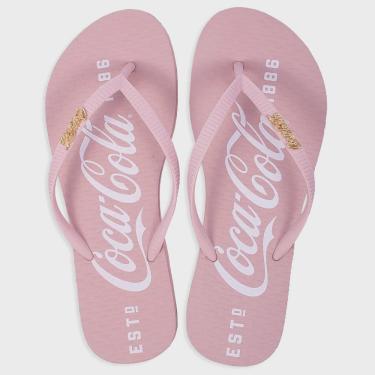 Imagem de Chinelo Coca Cola 1886 Feminino Rosê