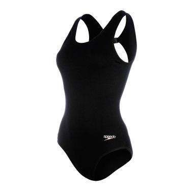 Imagem de Maiô, Speedo, Clipback, Com Decote e Clip nas Costas, tamanho P - Preto