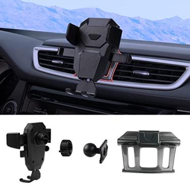 Imagem de Karltys Compatível com suporte de telefone celular Nissan Rogue 2014-2020 (não para Rogue Select) / Rogue Sport 2017-2022 / Murano 2015-2022 Suporte de celular para painel de ventilação do carro Suporte ajustável