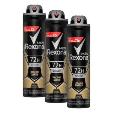 Imagem de Kit Com 3 Desodorantes Antitranspirantes Aerosol Masculino Rexona Torc