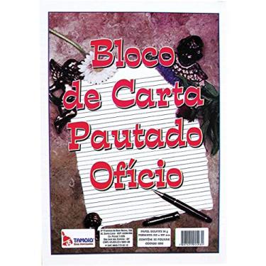 Imagem de Bloco Para Carta, Tamoio, 1593, Branco, A4, Pautado