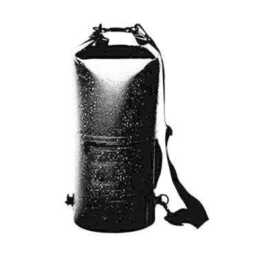 Imagem de Mochila impermeável impermeável seca, fácil de usar, perfeita para passeios de barco, caiaque, caminhadas, canoagem, pesca, rafting, natação, camping, snowboard, resistente ao desgaste