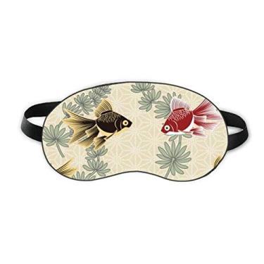 Imagem de Goldfish Water Weeds Japan Sleep Eye Shield Soft Night Vlindfold Shade Cover
