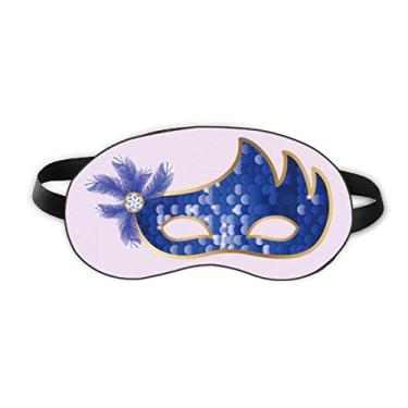 Imagem de Blue Head Happy Carnival Of Venice Sleep Eye Shield Soft Night Vlindfold Shade Cover