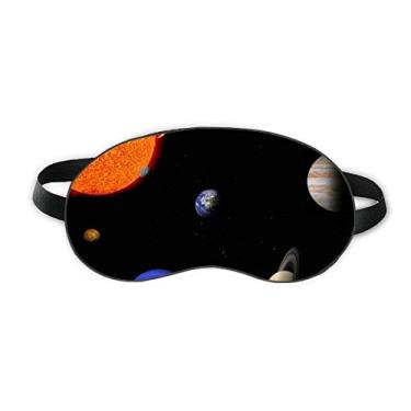 Imagem de Planet Red Blue Dark Night Sky Sleep Eye Shield Soft Night Vlindfold Shade Cover