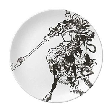 Imagem de Chinesa, obra-prima chinesa, Prato de romance, Prato decorativo de porcelana Salver, Prato de jantar