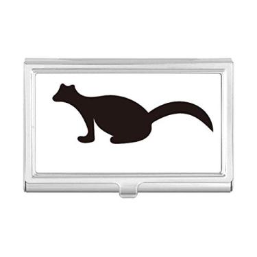 Imagem de Black Polecat Carteira com porta-cartões de visita com desenho de animal