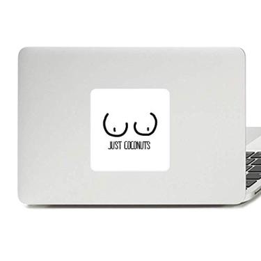 Imagem de Just Coconuts Adesivo de vinil para laptop e decoração de policarbonato