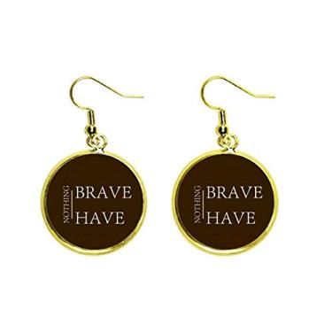 Imagem de Nothing Try Nothing Have Art Deco Presente Fashion Ear Pendente Dourado Brinco Joia Feminina