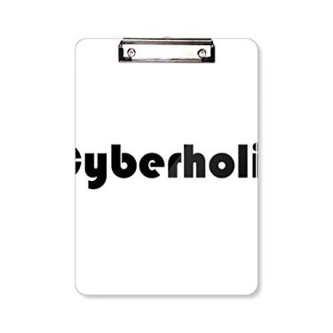Imagem de Placa de suporte para prancheta Cyberholic com palavras elegantes A4