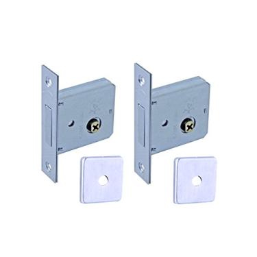 Imagem de Fechadura Tetra Chave Dupla, Arouca Fechaduras, 4002/080-D-Ie, Inox Escovado