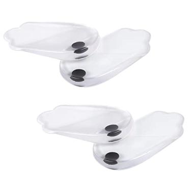 Imagem de Hemoton 2 Pares Palmilhas Para Fascite Plantar Palmilhas De Massagem Magnética Palmilha Ortopédica Para Perna O/x Inserções De Sapato De Perna Tipo O/x Almofada Corretiva Salto