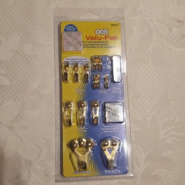 Imagem de OOK 535622 Kit profissional de cabides para quadros, ganchos de arte reutilizáveis, acolchoados, latão, 4,5 kg - 45,4 kg (14 fotos)