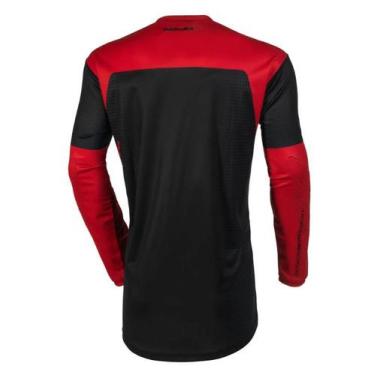 Imagem de Camisa Oneal Element Racewear - Black/Red - L (Eua) G (Br)