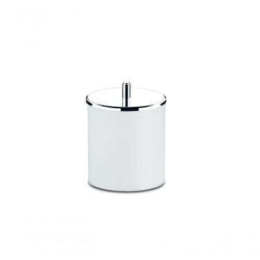 Imagem de Lixeira Pp Tampa Inox ø 18,5 X 23 Cm Branco Brinox