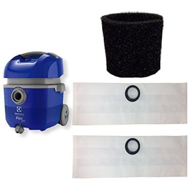 Imagem de 6 Saco Descartável + Filtro Permanente para Aspirador de Pó Electrolux Flex 1400