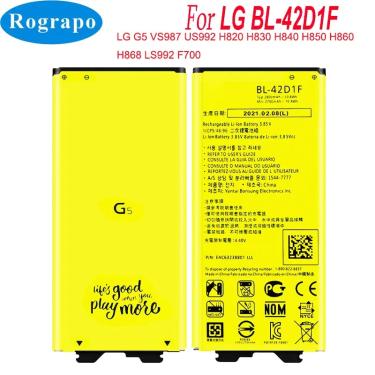 Imagem de Nova 2800mAh Bateria Original Para LG G5 BL-42D1F VS987 US992 H820 H840 H850 H830 H831 H868 F700S