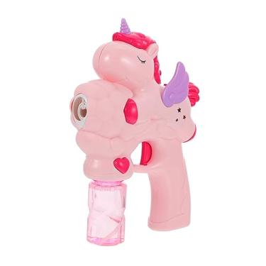 Imagem de 2 Conjuntos de bolhas de unicórnio brinquedo criança maquina de bolhas Fazedor de bolhas elétrico Mergulhe na água máquina de bolhas soprador de bolhas filho plástico