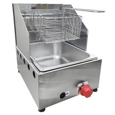 Imagem de Fritadeira Profissional A Gás 1 Cuba 5 Litros Fpc-01