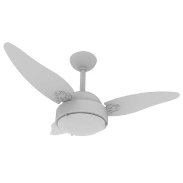 Imagem de Ventilador De Teto Max 1005 com 3 pás Sala Luxo Silencioso marca Infinity (220V, BRANCO COM PÁS BRANCO)