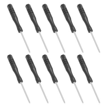 Imagem de FOCMKEAS 10 chaves de fenda para jogos, chave de fenda triwing Y00 de 1,5 mm para reparo de controle Joy-Con, interruptor PSP, não magnético (ponta Y)