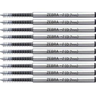 Imagem de Recargas de caneta zebra 0,7 mm pacote de 10" f-701"