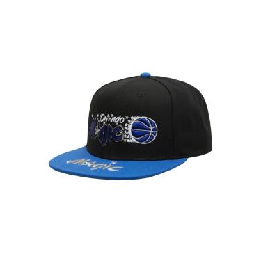 Imagem de Boné Mitchell & Ness Logo Bill Snapback HWC Orlando Magic Preto  masculino