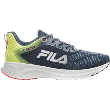 Imagem de Tenis Fila Magnus Masculino,Marinho/Limão/Branco,43