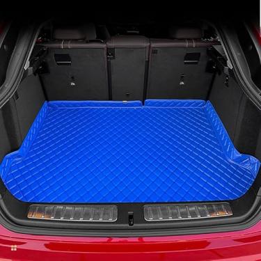 Imagem de GREATROAD Tapetes de couro personalizados para carros BYD SEAGULL/Dolphin Mini 2023 proteção contra todas as condições climáticas(3D carga-AZUL)