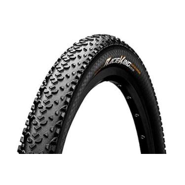 Imagem de Continental Pneu Mountain Bike ProTection – Black Chili, sem câmara, pneu de desempenho MTB dobrável feito à mão (66 cm, 69,8 cm, 73,6 cm), 27,5 x 2,2 cm, Race King