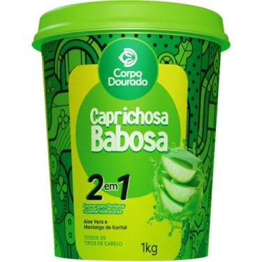 Imagem de Corpo Dourado Capichosa Babosa - Creme 2 em 1 de Pentear e Hidratação 1kg