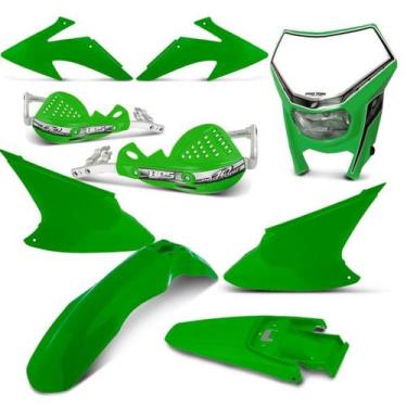 Imagem de Kit Peças Plástico Crf 230 2008/14 - Pro tork, VERDE, Único