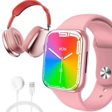 Imagem de Smartwatch Watch Series 9 PROMAX + Fone Bluetooth Pro 9 + 2 Pulseiras 