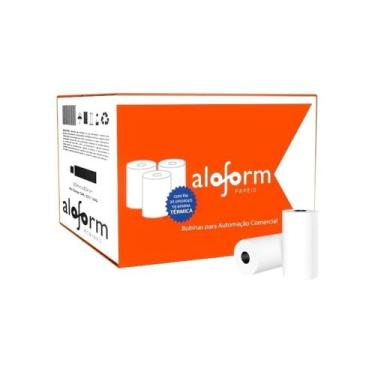 Imagem de Bobina Térmica 80mmx40m Para Cupom Fiscal Com 30un - Aloform