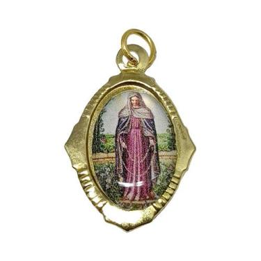Imagem de Pingente Medalha Nossa Senhora das Lágrimas Resinada - FORNECEDOR 19