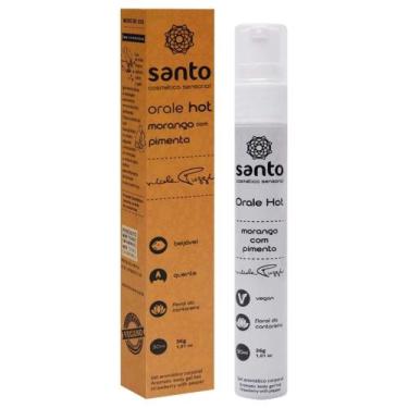Imagem de Orale Morango Com Pimenta Lubrificante Hot 30Ml Santo