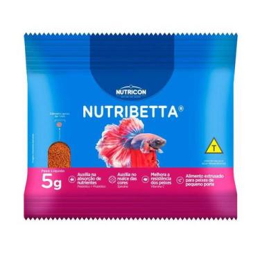 Imagem de Ração Nutricon Nutribetta para Peixes 5g - Nutricon Pet
