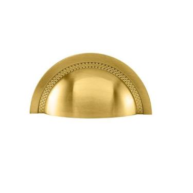 Imagem de Puxador shell 48 mm zen gold escovado (dourado) zp4319.b00 concha