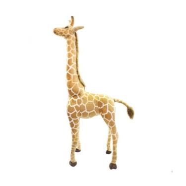 Imagem de Girafa de Pelúcia Realista Em Pé Safari 120 Cm - Fofy