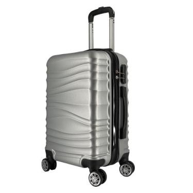 Imagem de Mala de Viagem Grande 23Kg Eagle 77x48x30 Em Abs C/ Rodinhas 360 AS67,