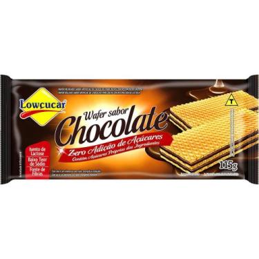 Imagem de Wafer de Chocolate Sem Açúcar Lowçucar 115g