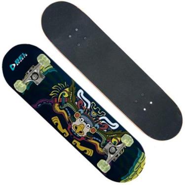 Imagem de Skateboard Radical Infantil Semi Profissional Rodas em PU 402000 até 6